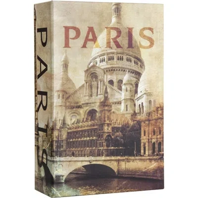 Barska Paris Book Lock Box W/combination Lock In Brown