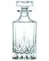 Barski 25oz Cut Designed Whiskey Decanter In Clear