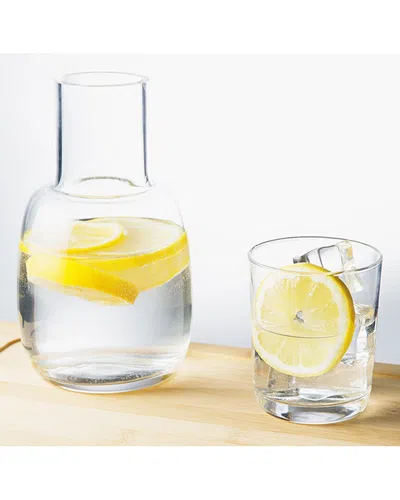 Barski 2pc Water Glass Set With Carafe And Tumbler In Clear