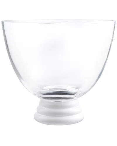 Barski 9.4in Footed Bowl In White