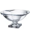 Barski Crystal Centerpiece Footed Bowl