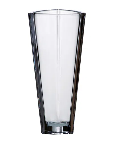 Barski Crystalline 12in Triangle Vase