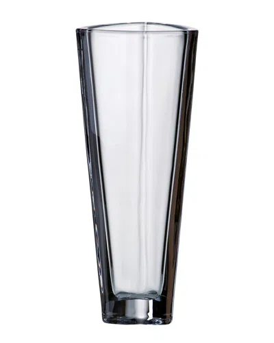 Barski Crystalline 13in Triangle Vase