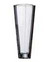 Barski Crystalline 13in Triangle Vase