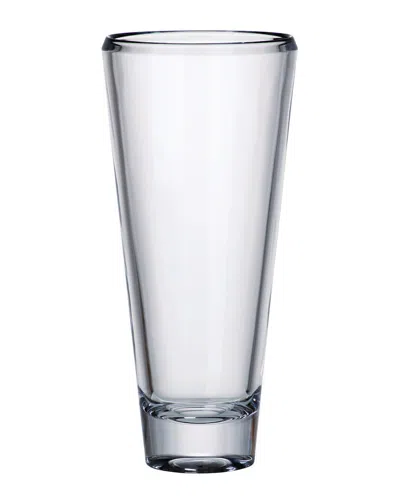 Barski Crystalline 14in Vase In Transparent