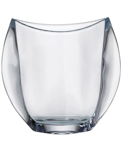 Barski Crystalline 9.5in Oval Vase