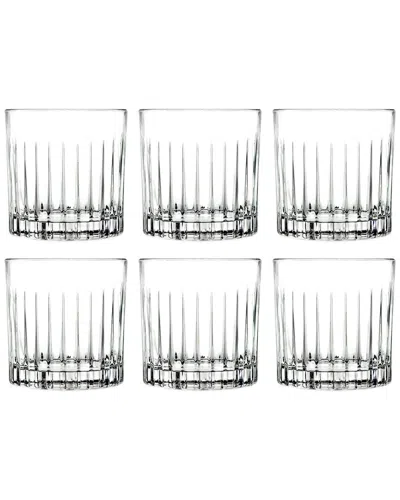 Barski European Crystal Glass Double Old Fashioned Tumblers Set Of 6 In Clear