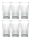 Barski European Crystal Glass Highball Glasses Set Of 6 In Clear