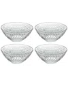 Barski European Glass Bowls Set Of 4 In Clear
