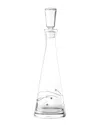 Barski European Handmade Glass Sparkle Tall Swarovski Wine Decanter In Clear