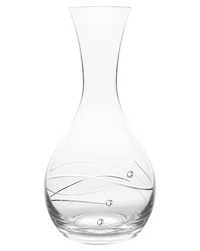 Barski European Handmade Lead-free Crystalline Swarovski Sparkle Carafe In Clear