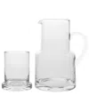 Barski European Lead-free Crystalline 2pc Water Set In Clear