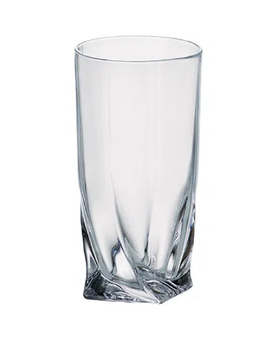 Barski European Lead-free Crystalline Highball Tumblers Set Of 6 In Clear