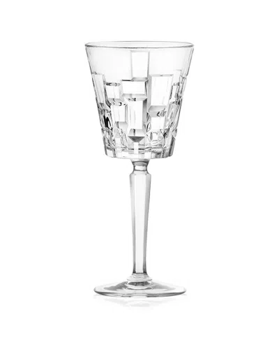 Barski European Wine Glasses Set Of 6 In Transparent