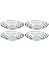 Barski Glass 8in Bowls Set Of 4 In Clear
