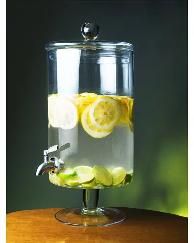 Barski Glass Beverage Dispenser 7.5 Liters In White