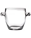 Barski Glass Large Ice Bucket Wine Cooler With 2 Handles