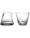 Barski Glass Sugar & Creamer Set