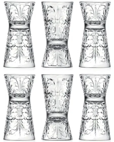 Barski Glass Tattoo Reversible Shot Glasses In Transparent