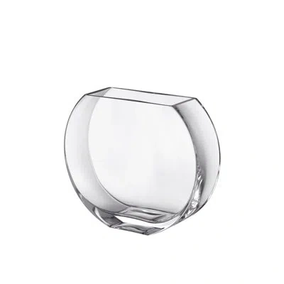 Barski Glass - Vase - Clear - 9" H - Sphere - By  In Transparent