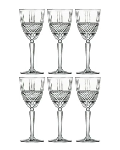 Barski Glass Water Goblets In Gray