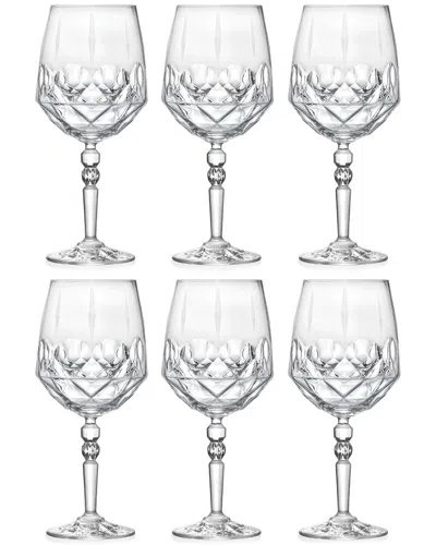 Barski Glass Water Goblets Stemmed In Transparent