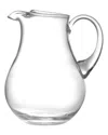 Barski Handmade Round Glass Pitcher In Clear