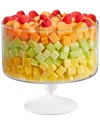 Barski Large Glass Trifle Bowl