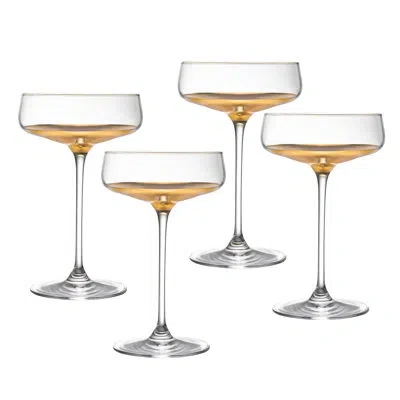 Barski Lead Free Crystal 10 Oz. Champagne Flute In Transparent