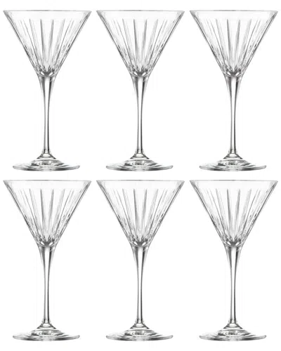Barski Martini Glasses - Set Of 6 - 7oz In Transparent