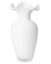 Barski Opal White Glas Vase In White