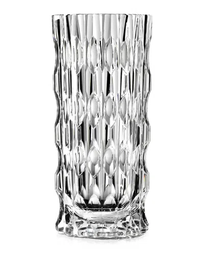 Barski Round Opening 11in Vase In Clear