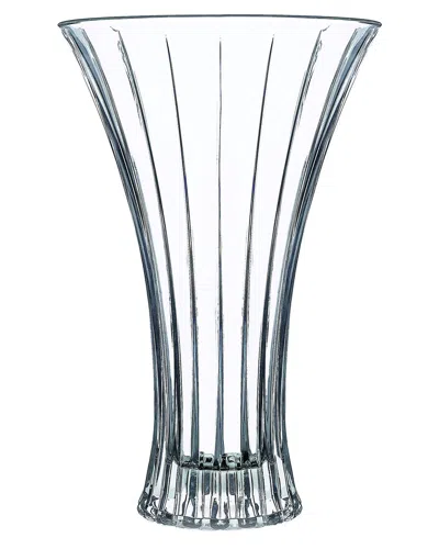 Barski Round Opening Glass Vase In Clear