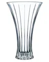 Barski Round Opening Glass Vase In Clear