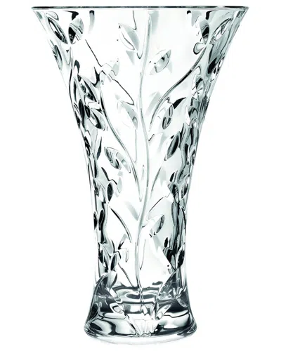 Barski Round Opening Glass Vase In Transparent