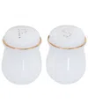 Barski Salt & Pepper Shakers With Rim