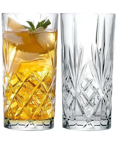 Barski Set Of 2 12oz Highball Glasses