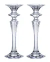 Barski Set Of 2 Crystalline 12in Candlesticks