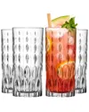 Barski Set Of 4 13oz Highball Glasses