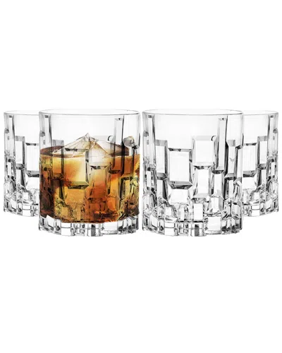 Barski Set Of 4 Dof Whiskey Glasses In White