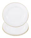 Barski Set Of 4 Plates With Rim