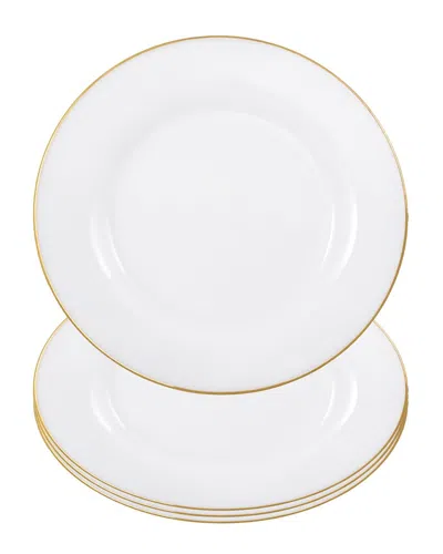 Barski Set Of 4 Plates With Rim