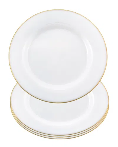 Barski Set Of 4 Plates With Rim