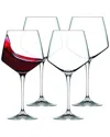 Barski Set Of 4 Stemmed Wine Glasses