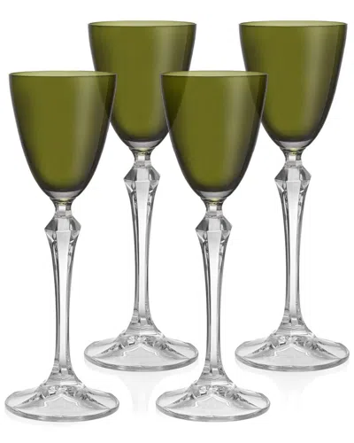 BARSKI BARSKI SET OF 4 VIVID 3OZ LIQUOR GLASSES