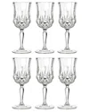 Barski Set Of 6 7.75oz Goblets In Clear
