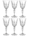 Barski Set Of 6 7oz Goblets In Clear