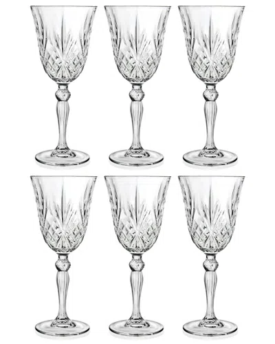 Barski Set Of 6 9oz Goblets In Clear