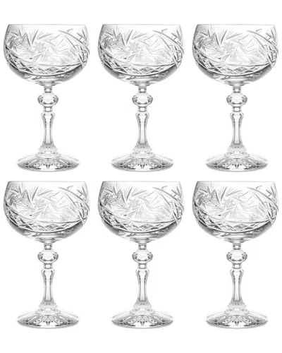 BARSKI BARSKI SET OF 6 CHAMPAGNE GLASSES