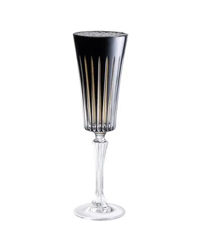 BARSKI BARSKI SET OF 6 COLORED CHAMPAGNE FLUTES GLASSES
